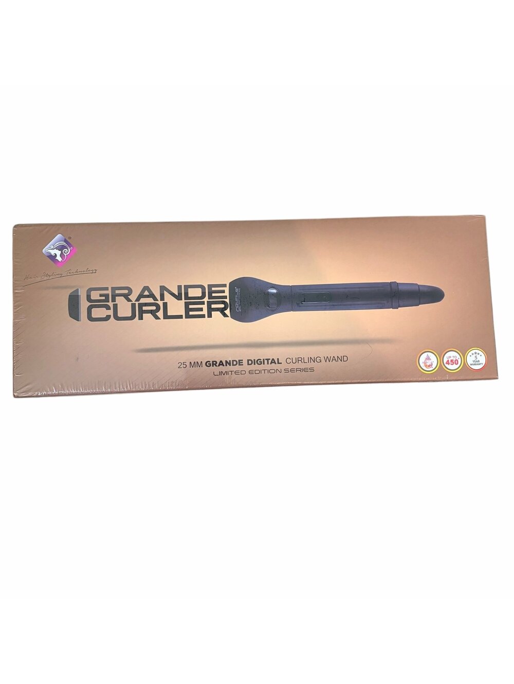 Brand New GRANDE 25 MM DIGITAL CURLING WAND LIMITED EDITION SERIES